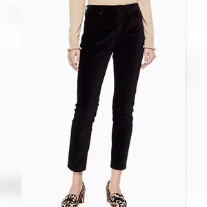 Kate Spade Broome Street Stretch Velveteen Black Pants